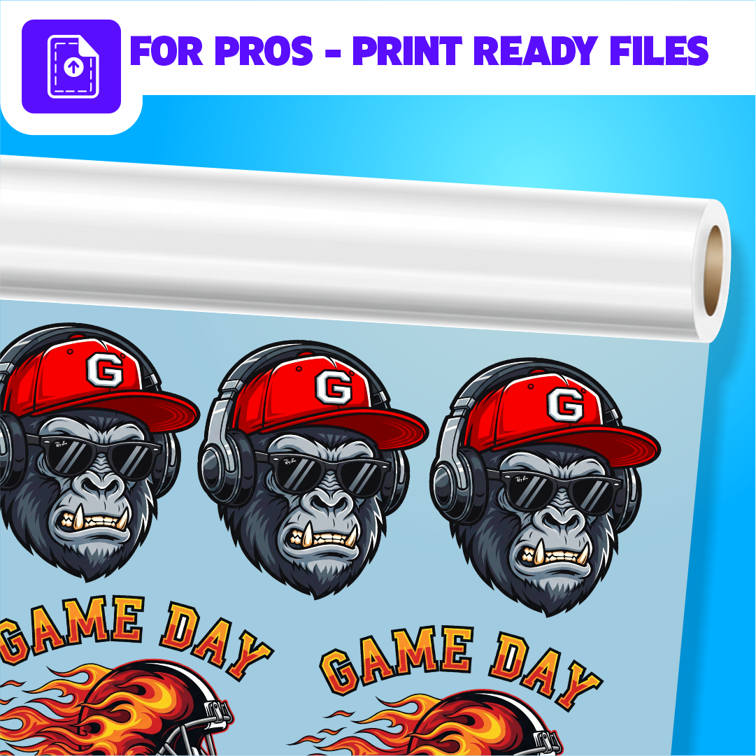 Upload gang sheet for DTF printing