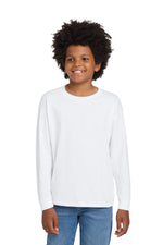 Gildan ®  Youth Heavy Cotton ™  100% Cotton Long Sleeve T-Shirt. 5400B