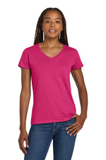 Gildan ®  Women's Heavy Cotton ™  100% Cotton V-Neck T-Shirt. 5V00L