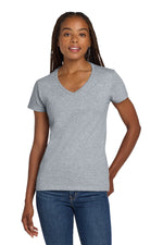 Gildan ®  Women's Heavy Cotton ™  100% Cotton V-Neck T-Shirt. 5V00L
