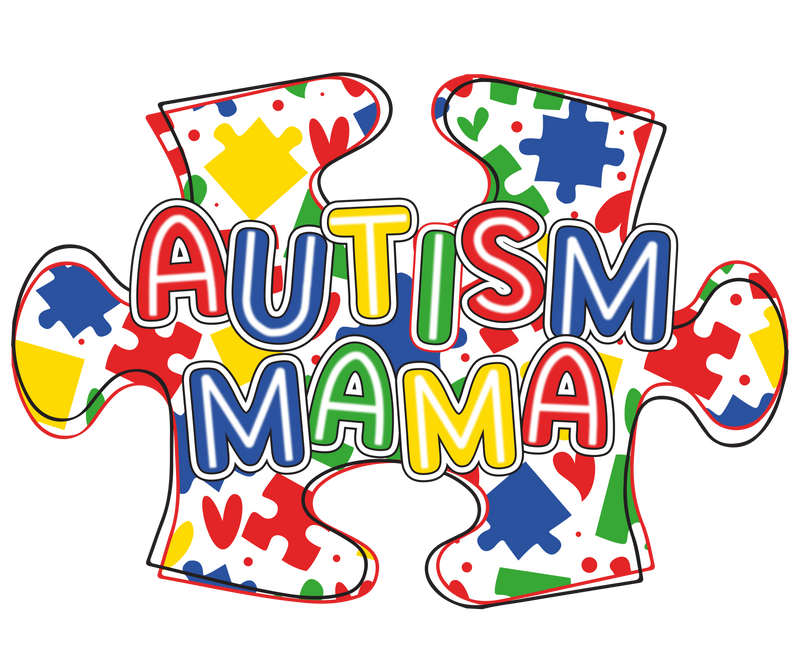 Autism Mama PNG, Autism PNG