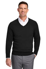 Brooks Brothers ®  Cotton Stretch V-Neck Sweater BB18400