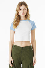 BELLA+CANVAS ®  Women's Micro Rib Raglan Baby Tee BC1201