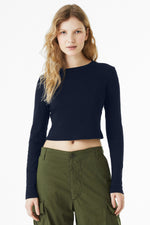 BELLA+CANVAS ®  Women's Micro Rib Long Sleeve Baby Tee BC1501