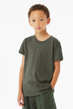 BELLA+CANVAS ®  Youth Heather CVC Tee BC3001YCVC