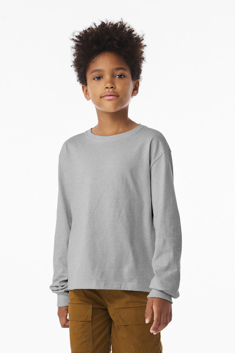 BELLA+CANVAS ®  Youth 6-Ounce Heavyweight Long Sleeve Tee BC3511Y