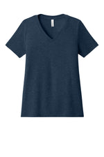 BELLA+CANVAS ®  Women's Relaxed Heather CVC V-Neck Tee BC6405CVC