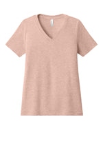 BELLA+CANVAS ®  Women's Relaxed Heather CVC V-Neck Tee BC6405CVC