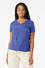 BELLA+CANVAS ®  Women's Relaxed Heather CVC V-Neck Tee BC6405CVC