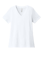 BELLA+CANVAS ®  Women's Relaxed Heather CVC V-Neck Tee BC6405CVC