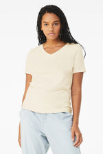 BELLA+CANVAS  ®  Women's Relaxed Jersey Short Sleeve V-Neck Tee. BC6405