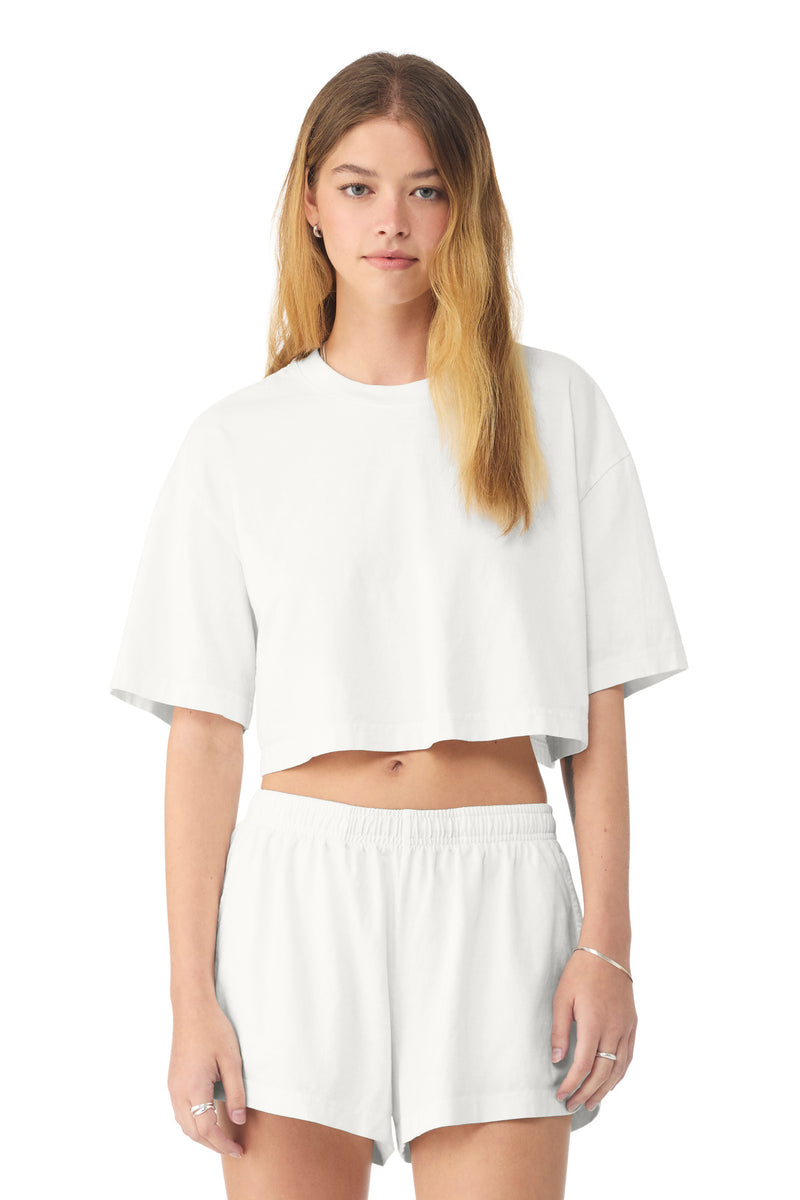 BELLA+CANVAS ®  Women's Heavyweight Garment-Dyed Cropped Tee BC6882GD