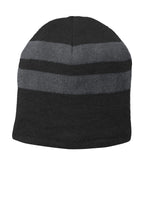 Port & Co ™  Fleece-Lined Striped Beanie Cap. C922