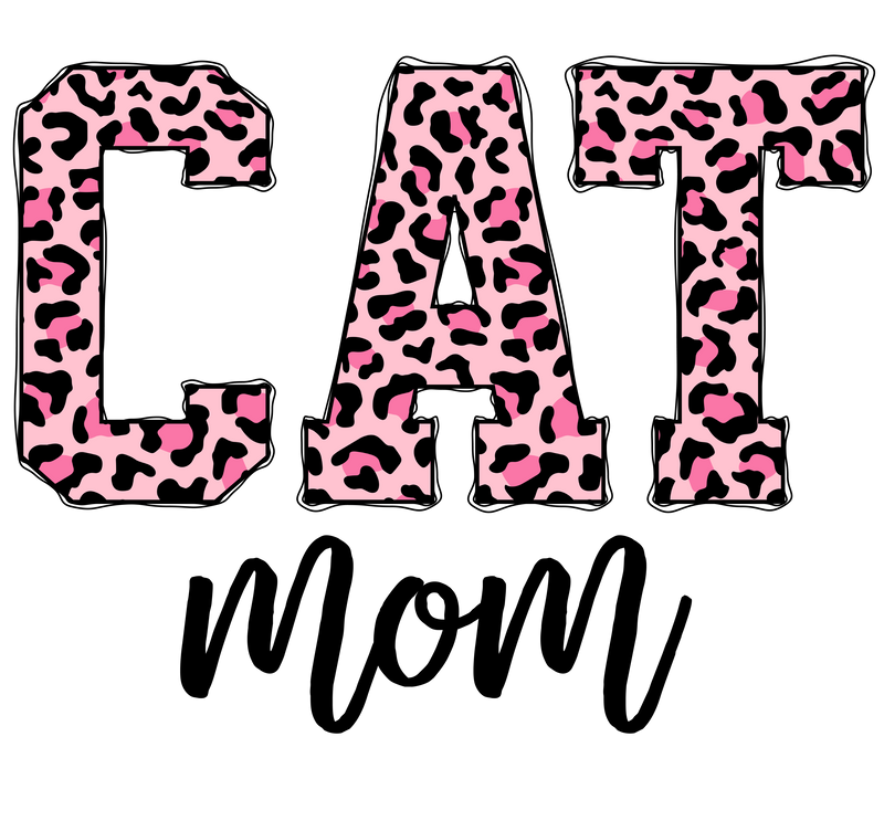 Cat Mom Animal Print_
