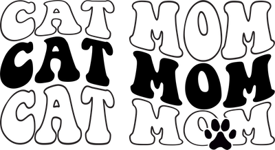 Cat Mom Groovy