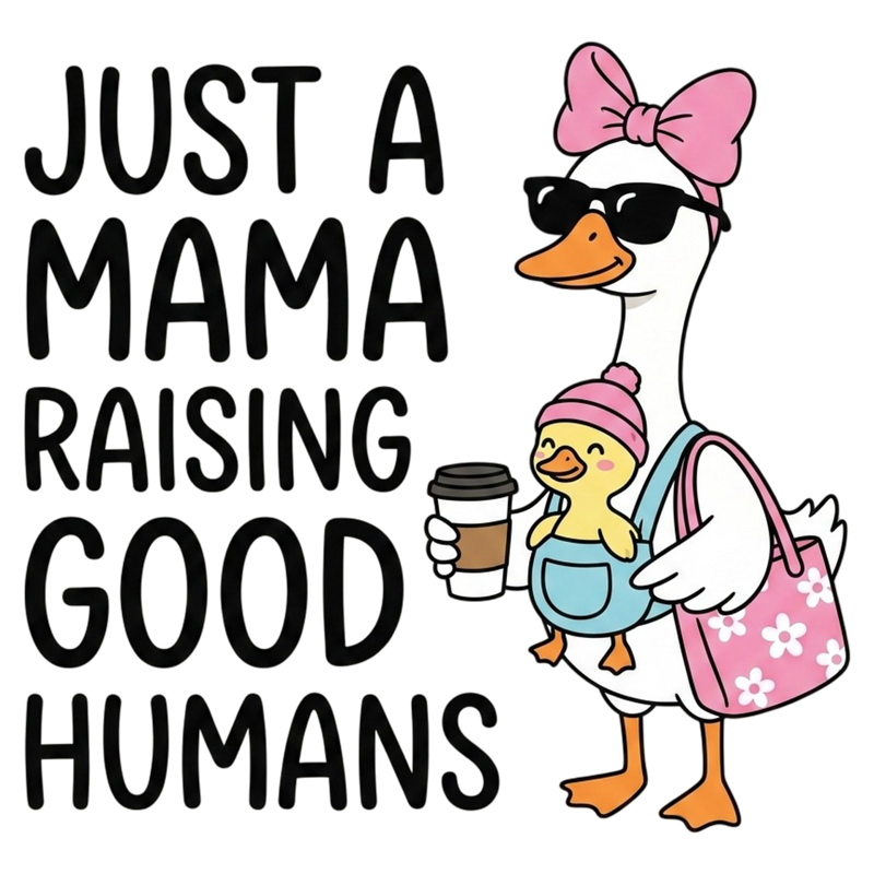 Cute Mama Goose Mom & Baby Mother_s Day
