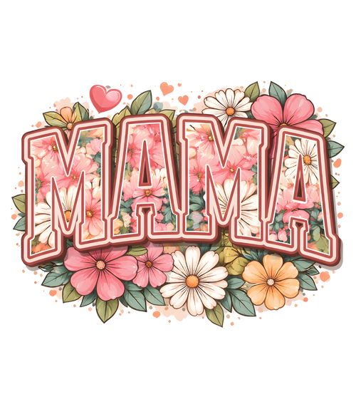 mom flowers retro