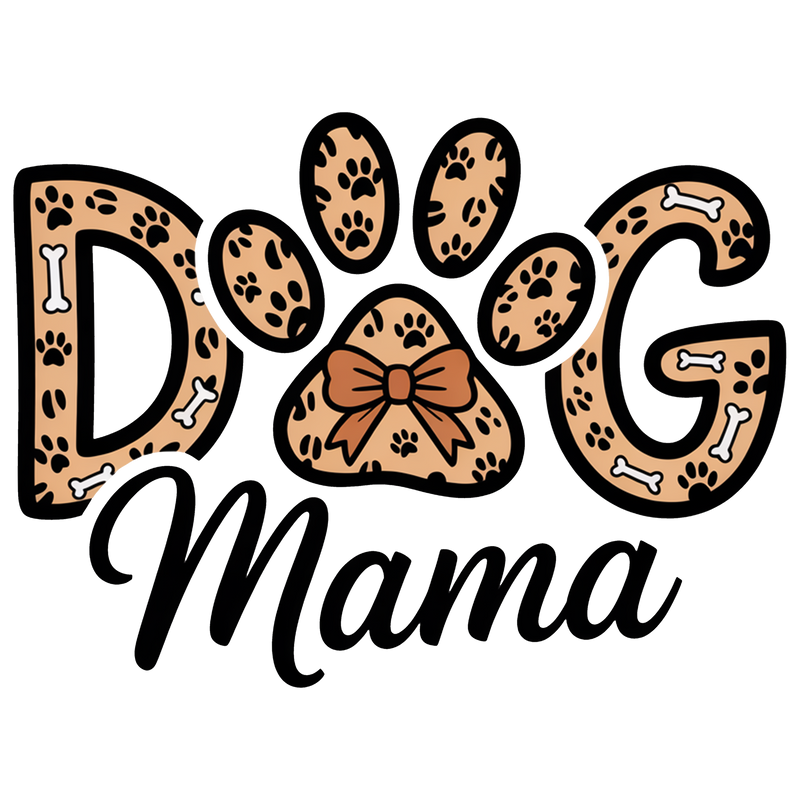 Dog Mama Leopard Sleeve