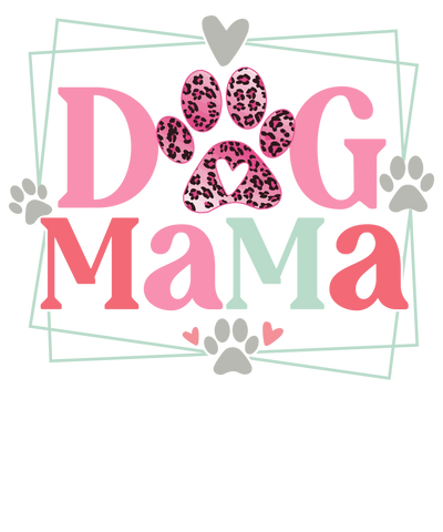 Dog Mama Mothers Day Leopard Paw
