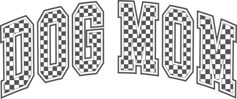 DogMomVarsityCheckered