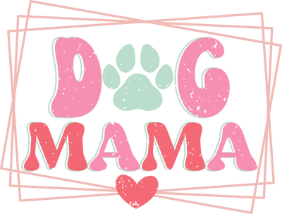 Dog mama heart