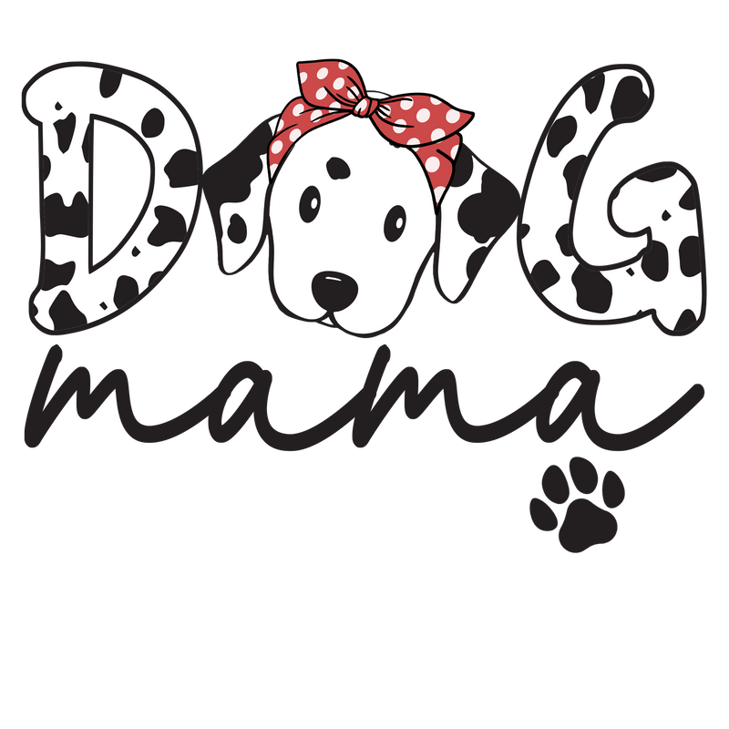 Dog mama Dalmatian