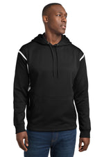 Sport-Tek ®  Tech Fleece Colorblock Hooded Sweatshirt. F246