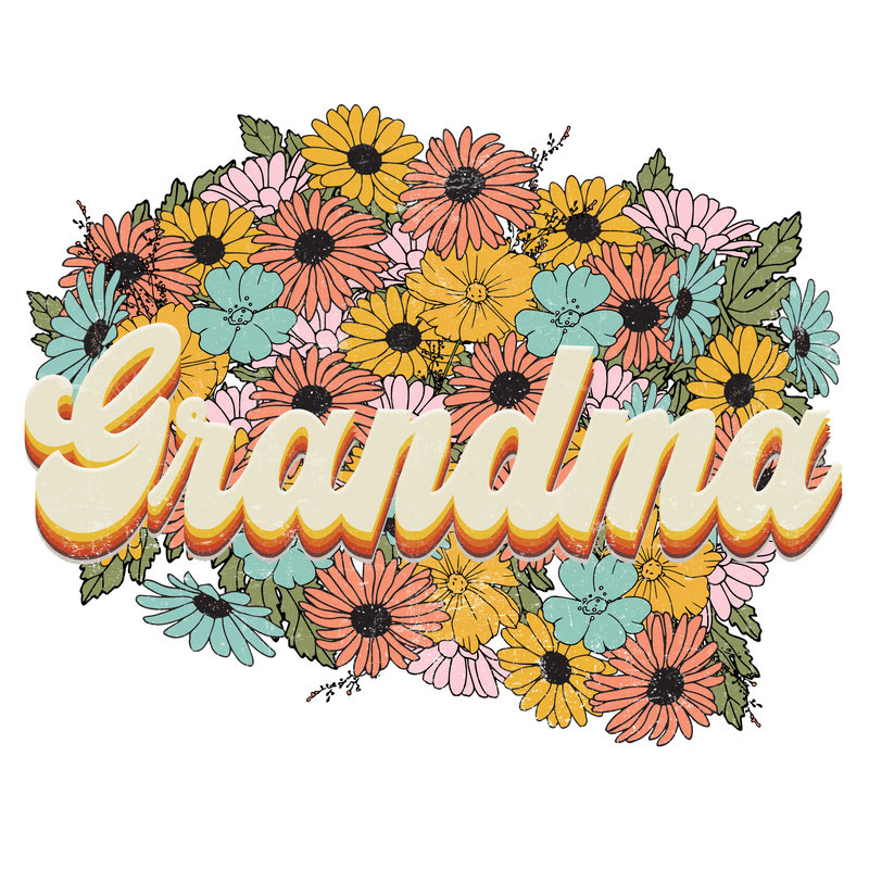 Florals Retro Grandma