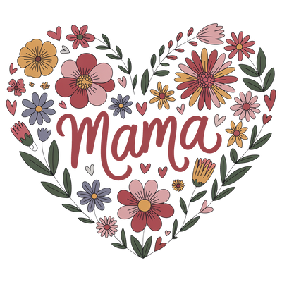 Heart Mama Floral MotheR