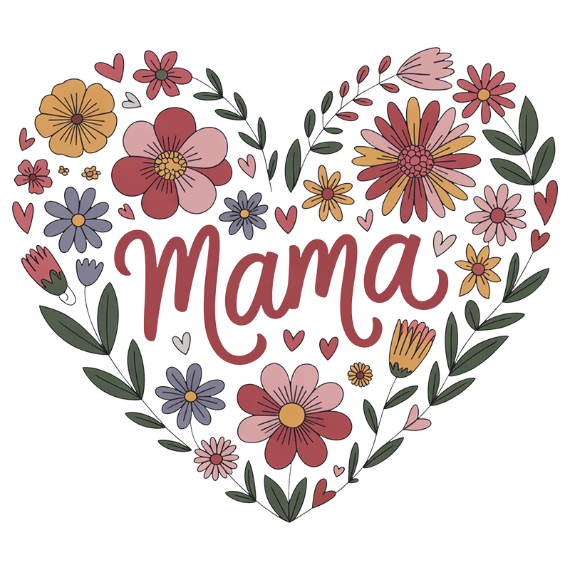 Heart Mama Floral MotheR
