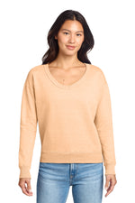 Port & Co ™  Women's Beach Wash ®  Garment-Dyed V-Neck Sweatshirt LPC098V