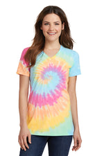 Port & Co ™  Women's Tie-Dye V-Neck Tee.  LPC147V