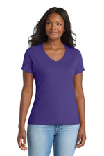 Port & Co ™  Women's Performance Blend V-Neck Tee. LPC381V