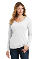 Port & Co ™  Women's Long Sleeve Fan Favorite V-Neck Tee. LPC450VLS