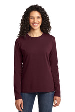 Port & Co ™  Women's Long Sleeve Core Cotton Tee. LPC54LS
