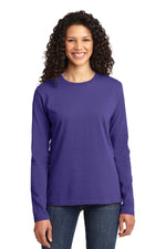 Port & Co ™  Women's Long Sleeve Core Cotton Tee. LPC54LS