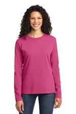Port & Co ™  Women's Long Sleeve Core Cotton Tee. LPC54LS