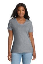 Port & Co ™  Women's Core Cotton V-Neck Tee. LPC54V