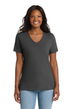 Port & Co ™  Women's Core Cotton V-Neck Tee. LPC54V