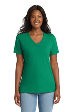 Port & Co ™  Women's Core Cotton V-Neck Tee. LPC54V