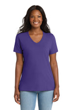 Port & Co ™  Women's Core Cotton V-Neck Tee. LPC54V