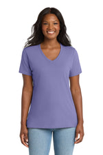 Port & Co ™  Women's Core Cotton V-Neck Tee. LPC54V