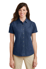 Port & Co ™  Women's Short Sleeve Value Denim Shirt.  LSP11