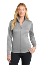 Sport-Tek ®  Women's Sport-Wick ®  Fleece Full-Zip Jacket.  LST241