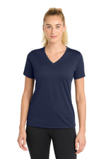 Sport-Tek ®  Women's PosiCharge ®  RacerMesh ®  V-Neck Tee. LST340