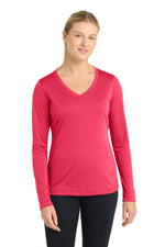 Sport-Tek ®  Women's Long Sleeve PosiCharge ®  Competitor™ V-Neck Tee. LST353LS