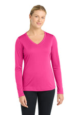 Sport-Tek ®  Women's Long Sleeve PosiCharge ®  Competitor™ V-Neck Tee. LST353LS
