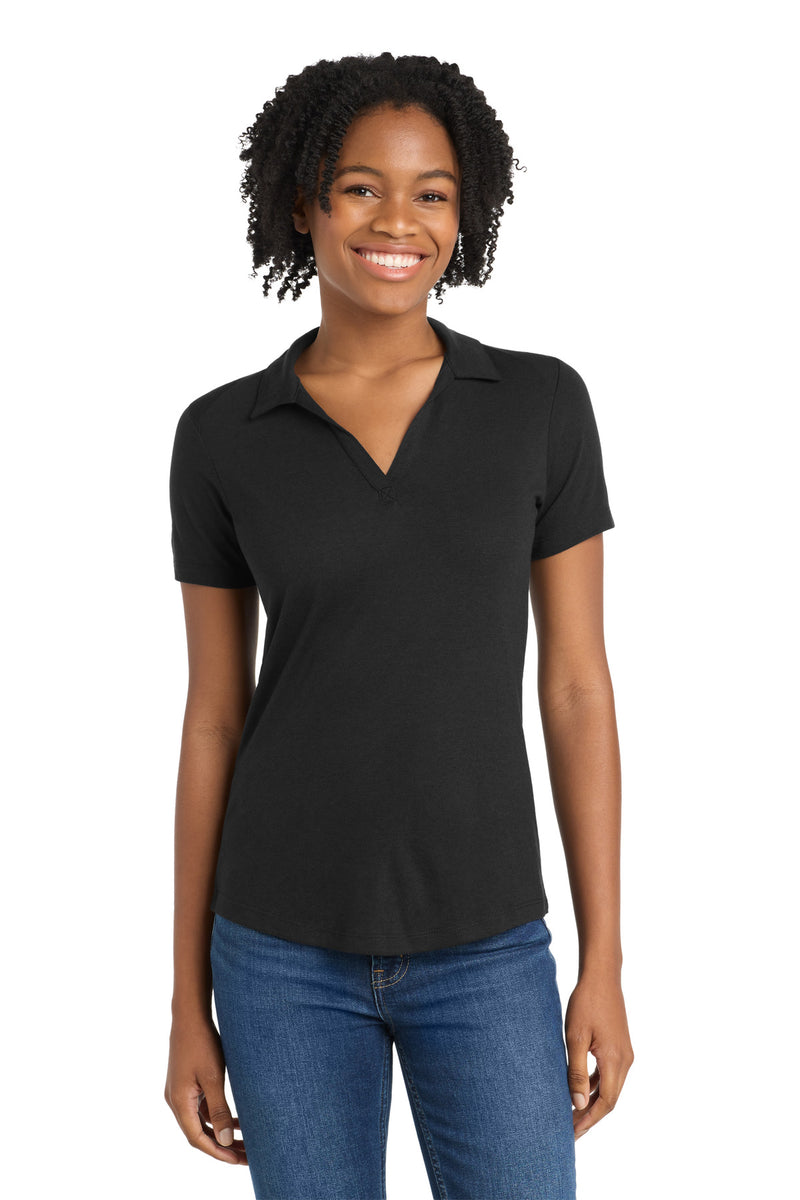 Sport-Tek  ®  Women's PosiCharge  ®  Tri-Blend Wicking Polo. LST405