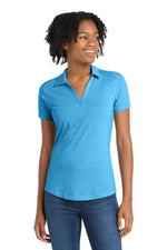 Sport-Tek  ®  Women's PosiCharge  ®  Tri-Blend Wicking Polo. LST405
