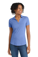 Sport-Tek  ®  Women's PosiCharge  ®  Tri-Blend Wicking Polo. LST405